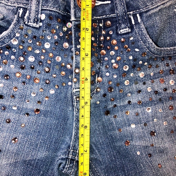 Justice Premium Girls Denim Jeans with Bedazzling - Picture 2 of 8